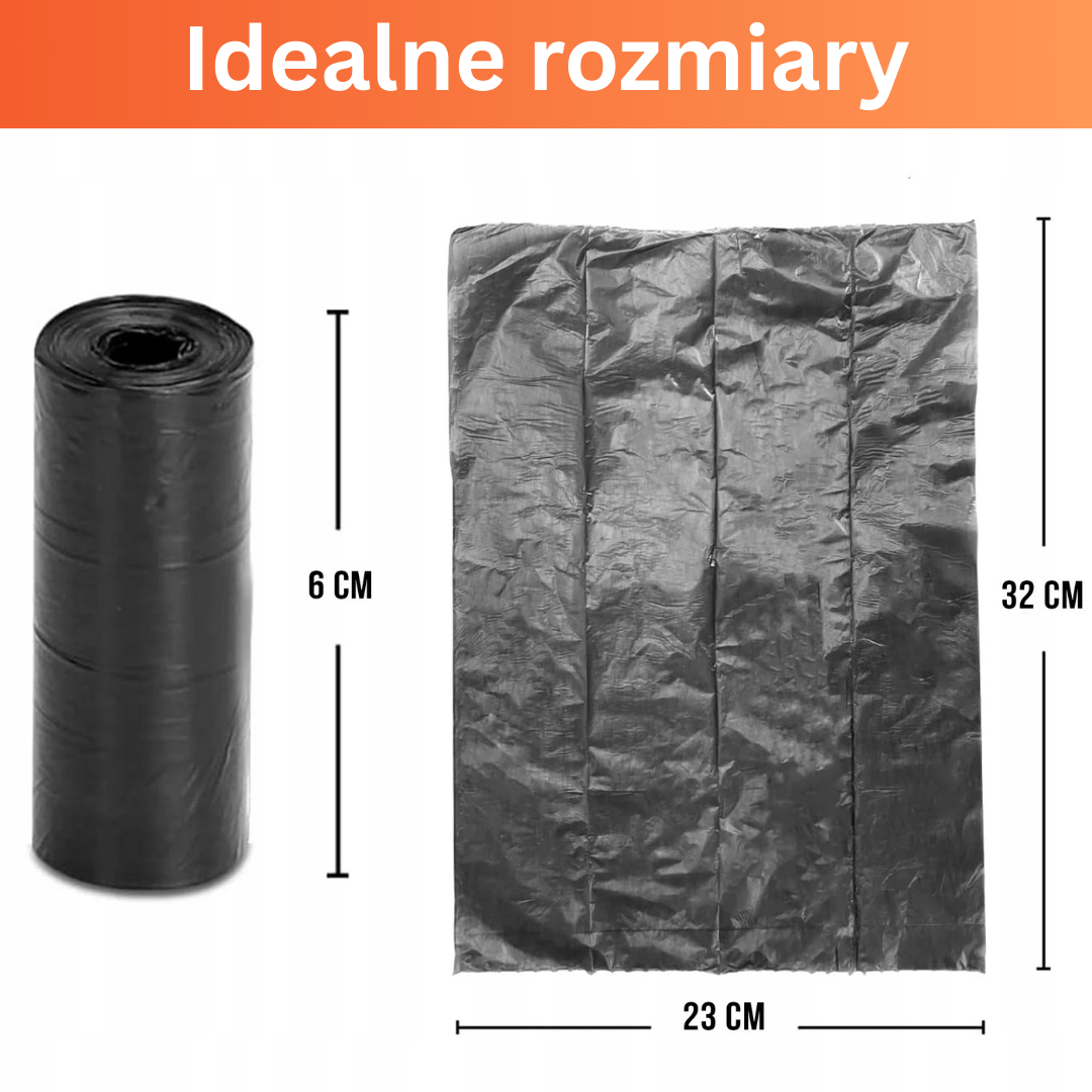 Worki / woreczki na psie odchody – 1215 sztuk (81 rolek) MIX kolorów – zapas na 20 miesięcy